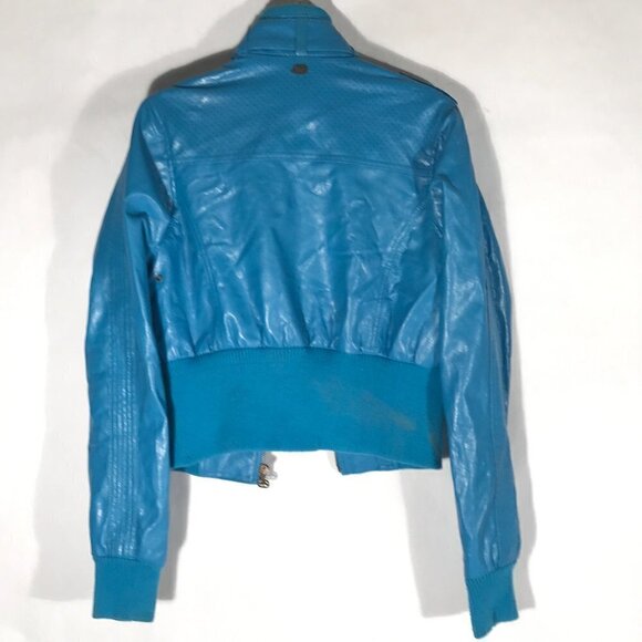 ECKO Women Baby Blue Zip Up Jacket - Picture 11 of 12